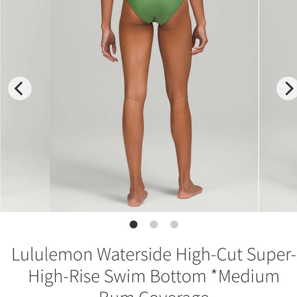 Lululemon Waterside Square-Neck Swim Top & High-Cut Super-High-Rise Swim Bottom - Picture 4 of 11
